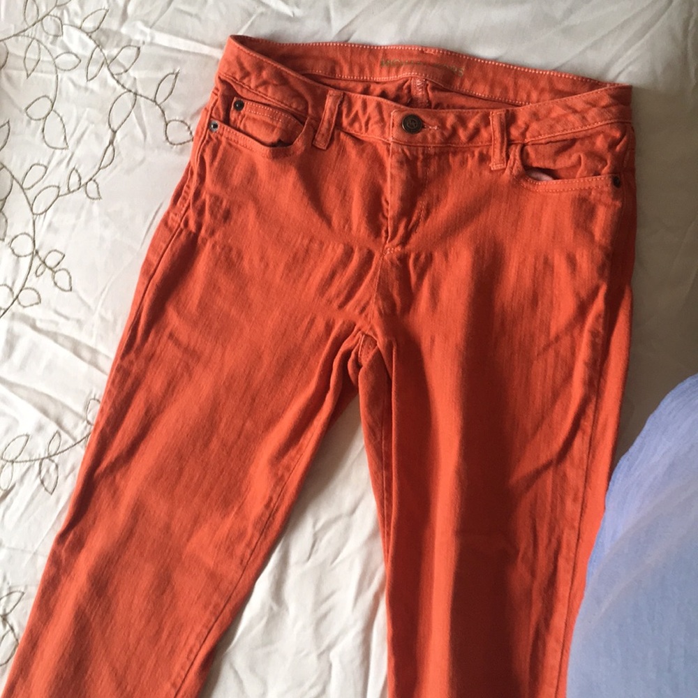 MIchael Kors skinny jeans- orange